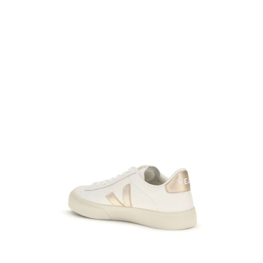 Veja White Calf Leather Bos Taurus Low Top Women's Sneakers - Picture 3 of 4